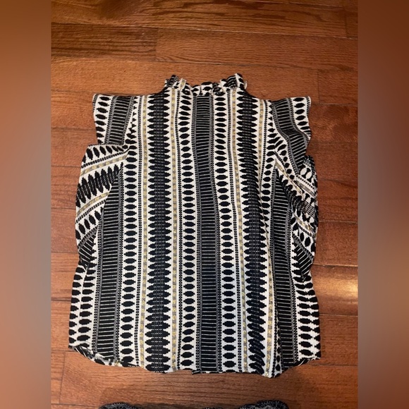 New! Just Bellina Aztec 100% Cotton Tank and Short Set 🖤 XS Made in India - Picture 11 of 16